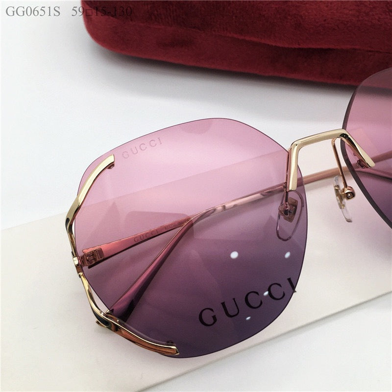 GUCCI 0651S Square 60mm Aviator Sunglasses ✨ - buyonlinebehappy