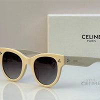 Celine BOLD 3 DOTS CL 4003 IN 01B Round Women's Sunglasses✨