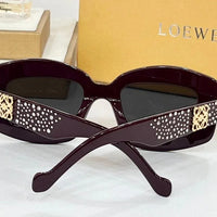 NEW SEASON Loewe Pavé Screen LW 4114 IS 90A Geometric Sunglasses ✨
