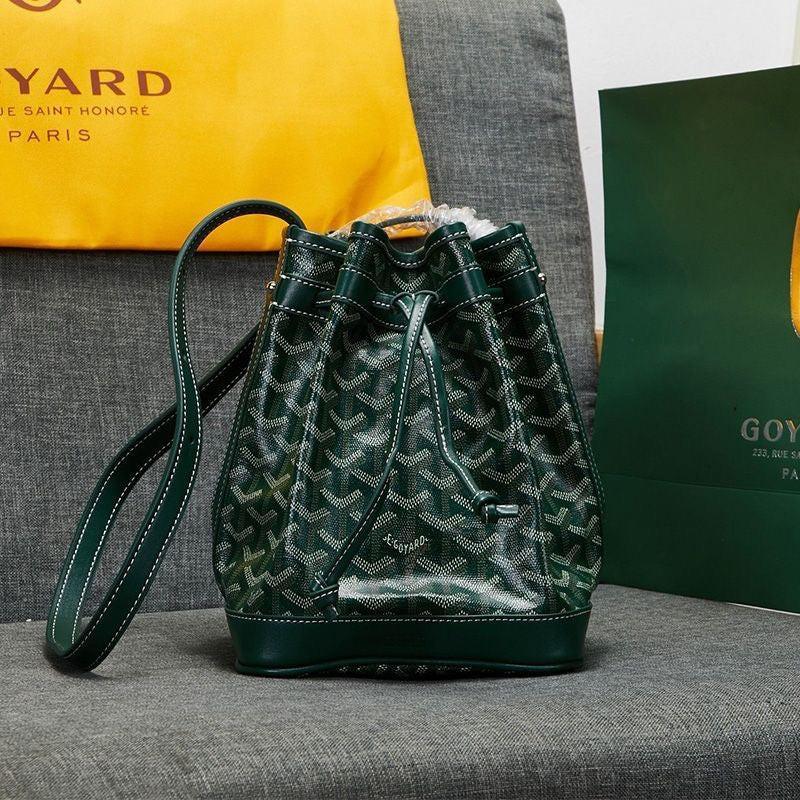 Goyard Petit Flot Bucket Bag In Goyardine Canvas Shoulder Bag ✨