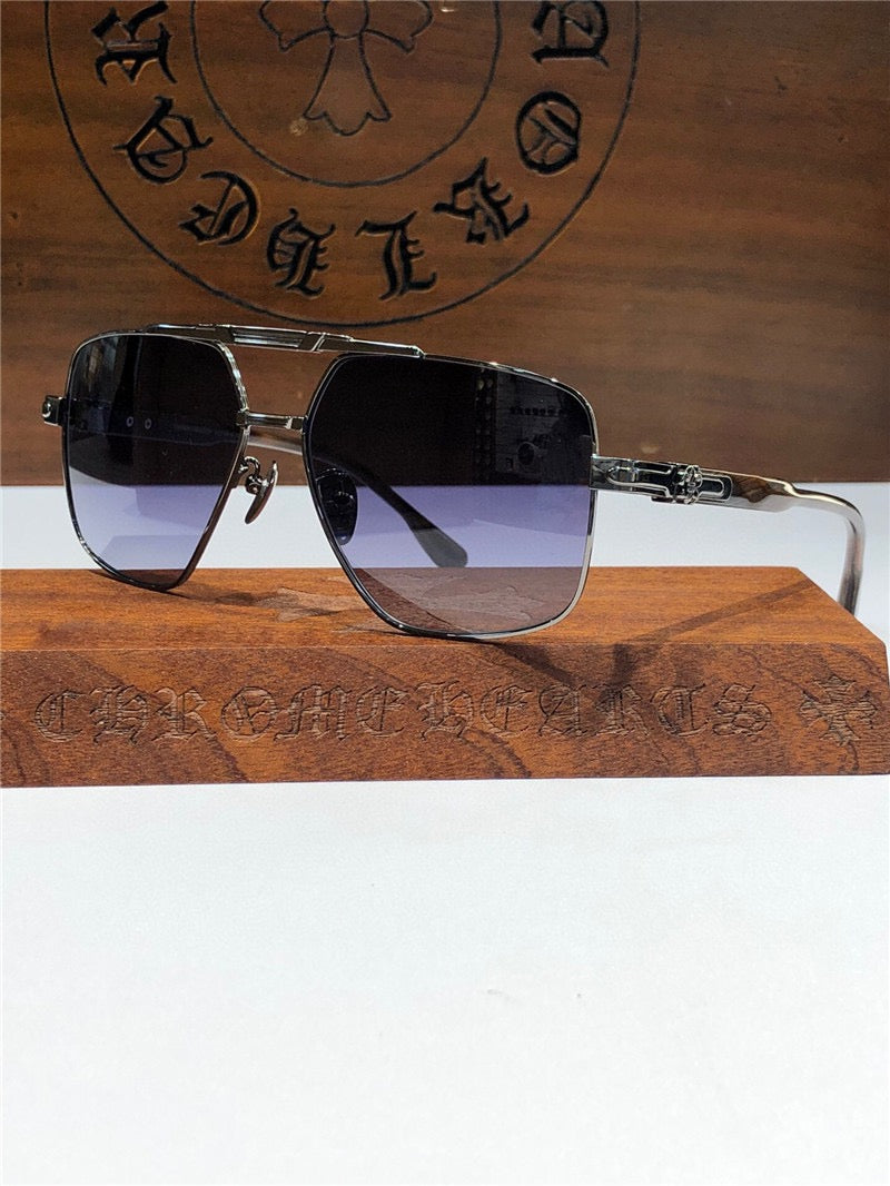 Chrome Hearts 8240 square-frame tinted sunglasses - buyonlinebehappy