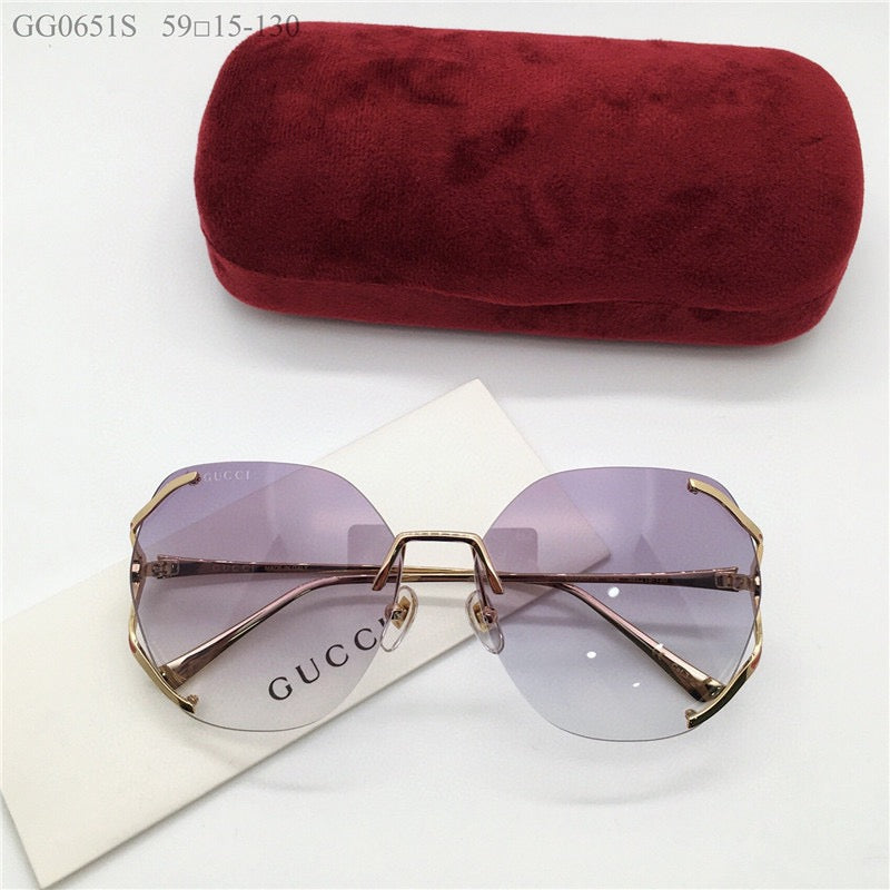 GUCCI 0651S Square 60mm Aviator Sunglasses ✨ - buyonlinebehappy