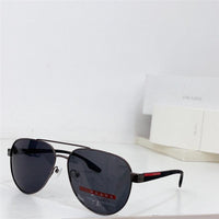PRADA SPS54T 1AB5Z1 58 Polarized Men's Pilot Sunglasses✨