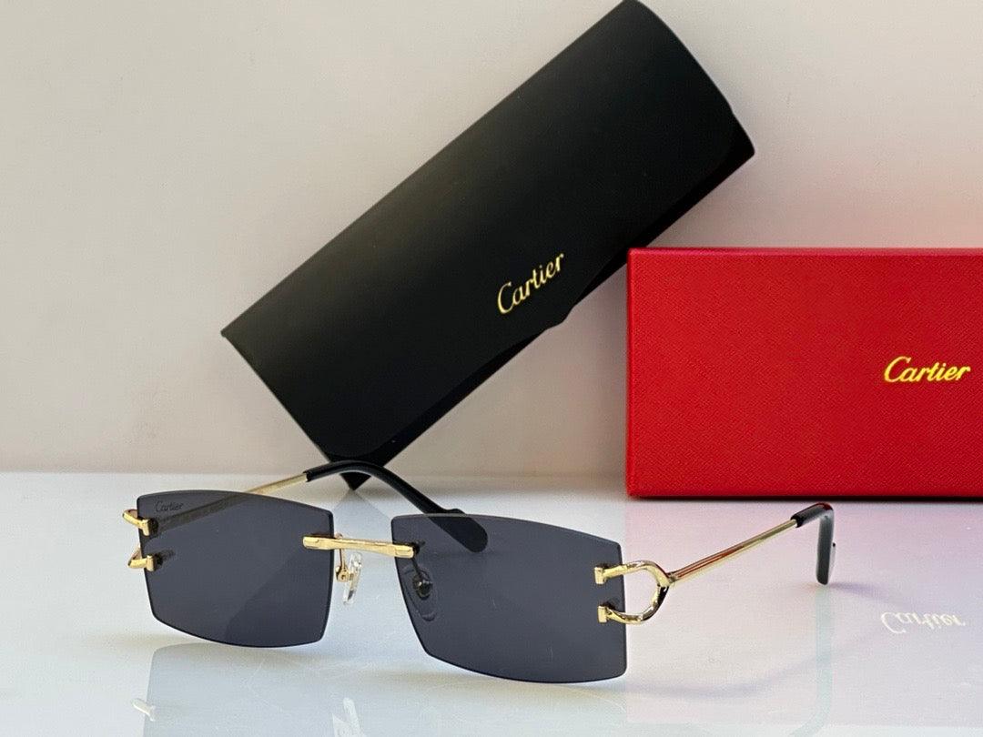 CARTIER - CT0092O - 001 DIAMOND CUT Sunglasses ✨ - buyonlinebehappy