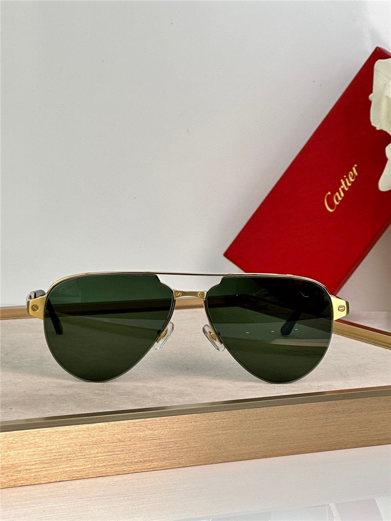 Cartier CT0386S 003 Sunglasses Men's $1295  ✨ - buyonlinebehappy