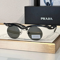 PRADA PR A18S - BLACK-PEACH-GREEN | SUNGLASSES Unisex  🟥