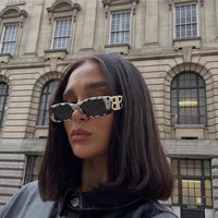 Balenciaga Eyewear Dynasty rectangle-frame sunglasses Unisex🖤