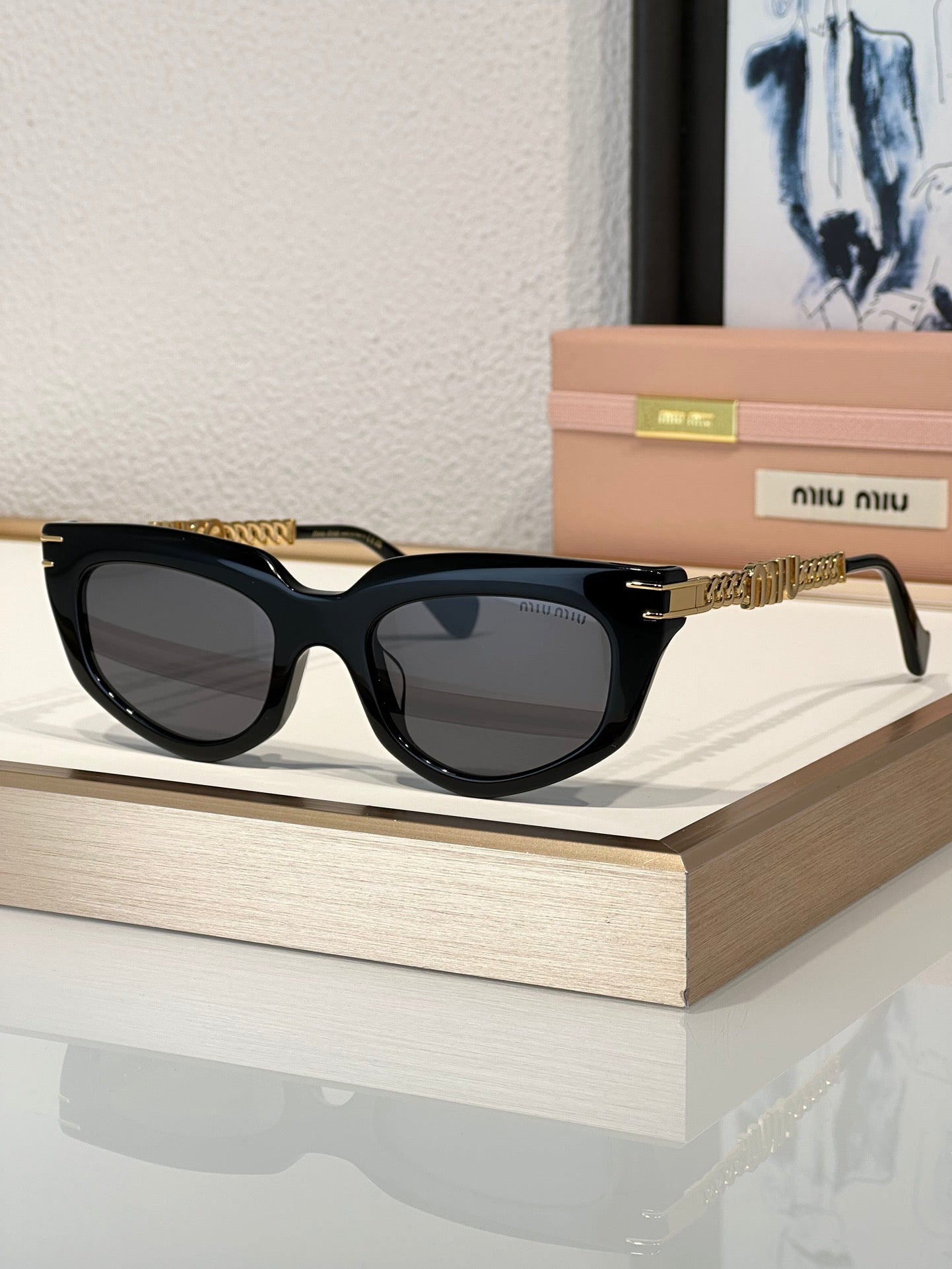 MIU MIU MU 12WS - 1AB5S0 Women's  Sunglasses✨ - buyonlinebehappy