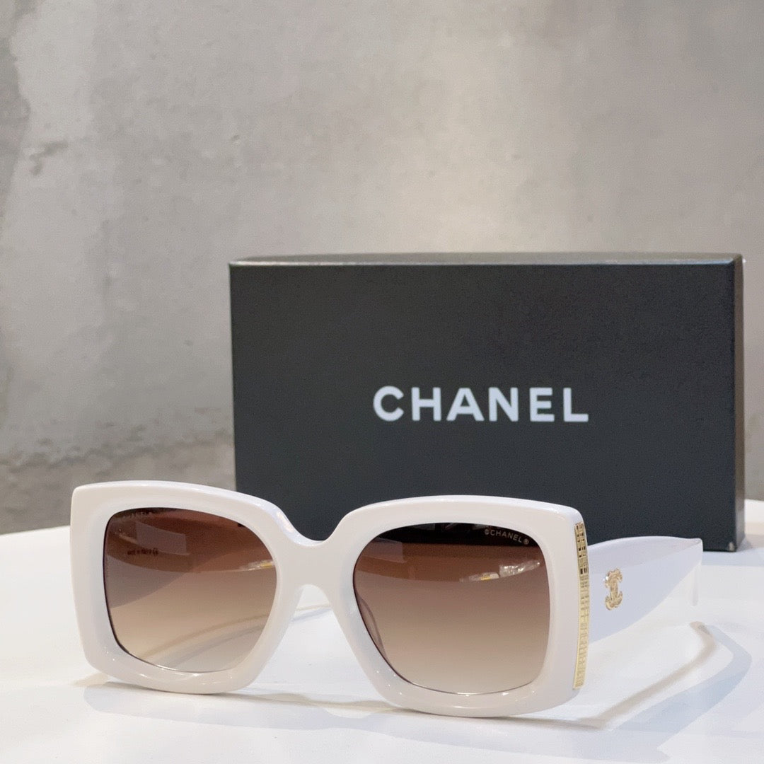 - CHANEL RECTANGLE 5435 C622/S6 Women's Acetate Sunglasses 5 COLORS ✨ - buyonlinebehappy