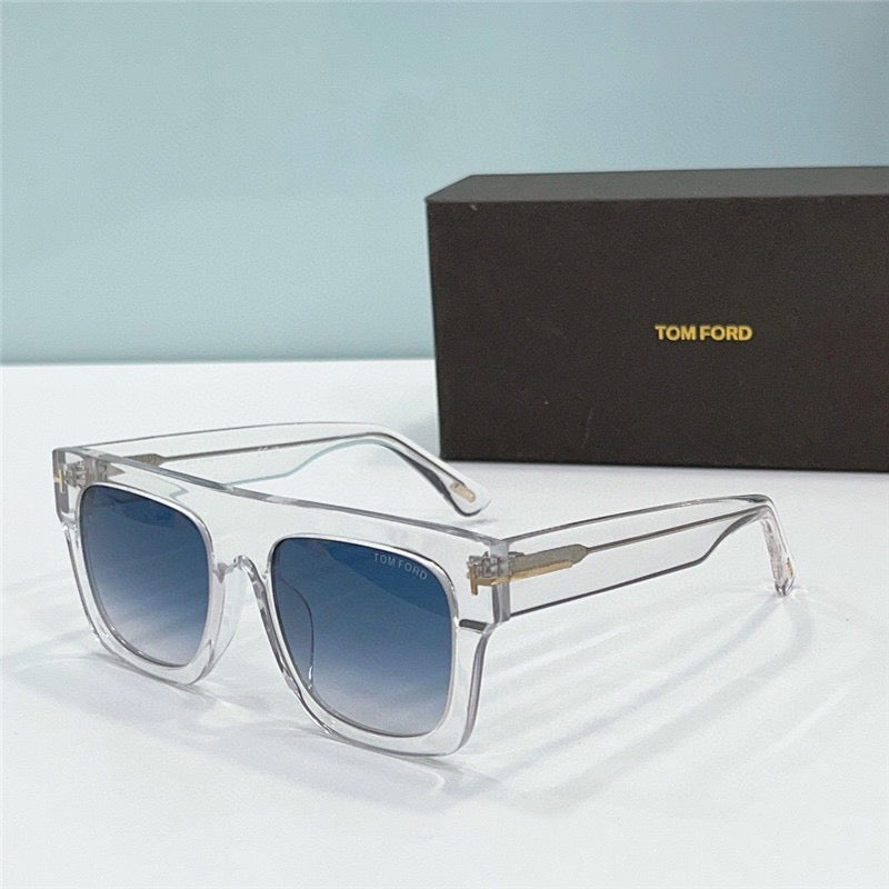 TOM FORD FAUSTO TF0711 Rectangular Sunglasses ✨ - buyonlinebehappy