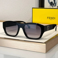 FENDI Men's FF Logo Rectangle Sunglasses✨