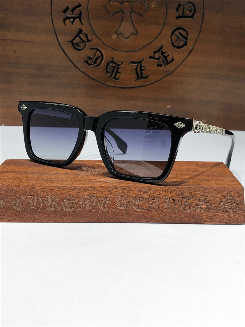 Chrome Hearts 8271 square-frame tinted sunglasses⚜️ - buyonlinebehappy