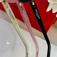 Saint Laurent Women's Monogram Hinge Narrow Cat Eye Sunglasses Women's ✨