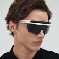 PRADA 59mm Shield Sunglasses Prada Linea Rossa   🟥