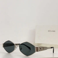 CELINE 40254 Triomphe hexagon-frame gold-tone and tortoiseshell acetate sunglasses ✨