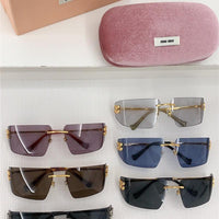 2024 Miu Miu Eyewear MU 54YS 5AK-5S0 Runway frameless sunglasses ✨