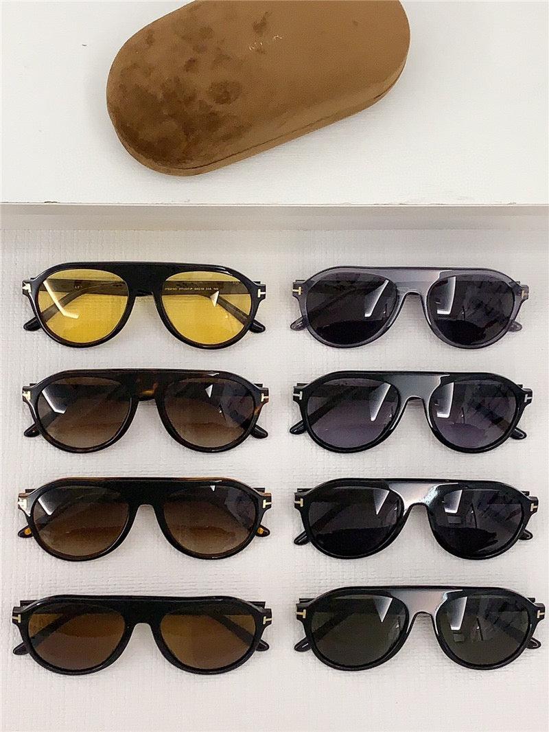 PILOT HORN SUNGLASSES $1,690 FT1047-P ✨ - buyonlinebehappy