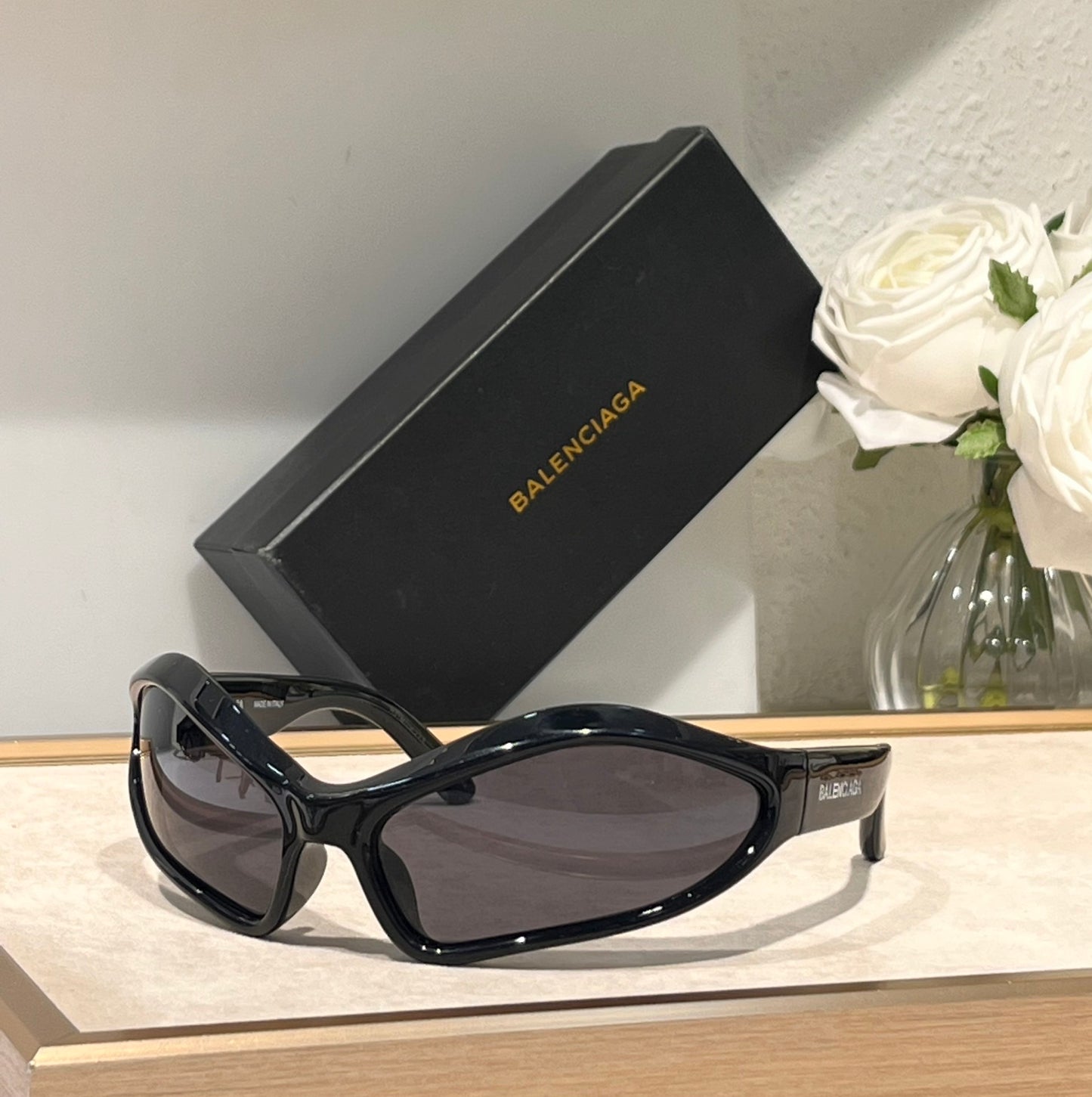 BALENCIAGA Fennec Oval 0314S acetate Sunglasses 👽 - buyonlinebehappy