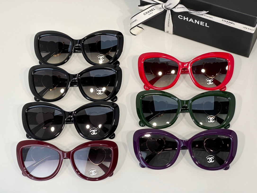 CHANEL Butterfly 5517 1459/S3 Women's Sunglasses 🖤 - buyonlinebehappy