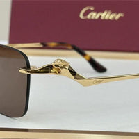 PANTHÈRE DE CARTIER CT 0120 - Platinum-Gold Sunglasses 👑