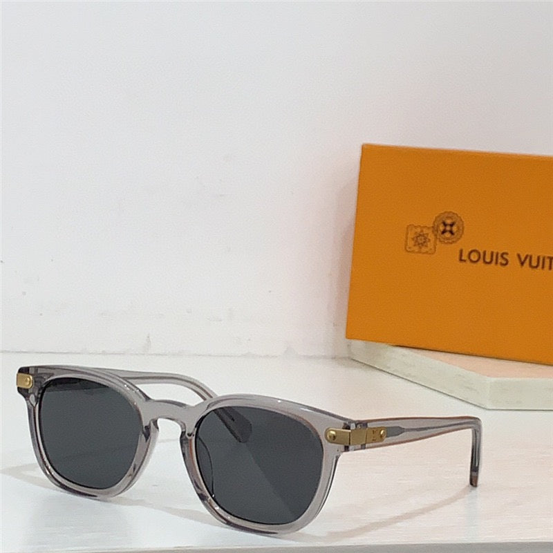 Louis Vuitton LV Signature Square Round Sunglasses Unisex Z1963U✨ - buyonlinebehappy