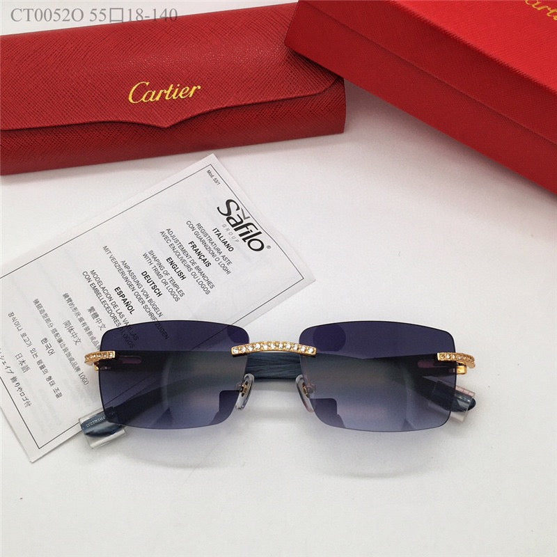 CARTIER CT0052O Sunglasses with diamonds $3500  ✨ - buyonlinebehappy