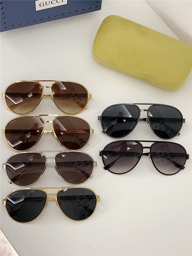 New Season Gucci 1513S Eyewear navigator-frame Sunglasses  ✨ - buyonlinebehappy