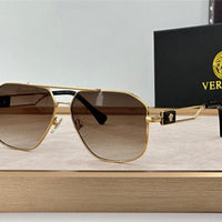 Versace VE1287 59mm Pilot Unisex Sunglasses ✨