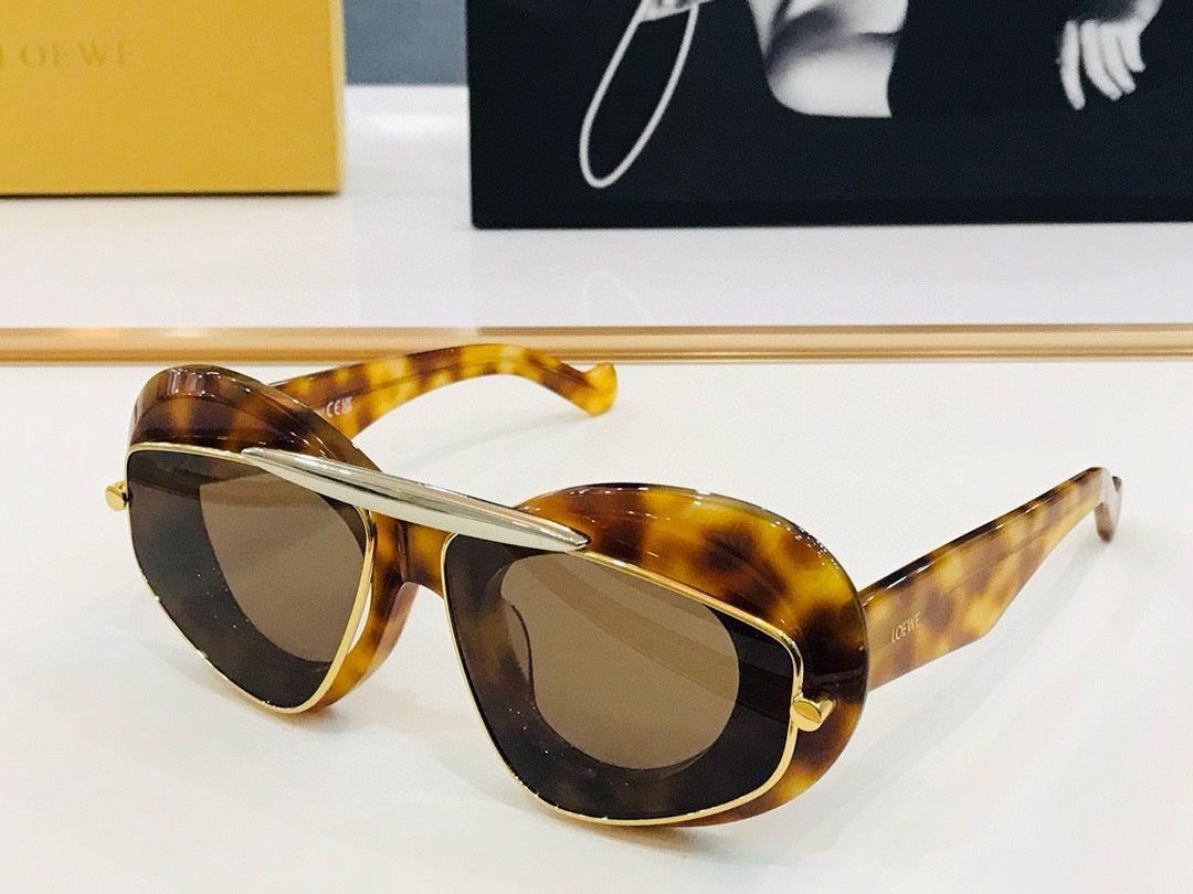 2024 New Season LOEWE Cateye double frame sunglasses in acetate and metal✨ - buyonlinebehappy