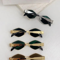 CELINE 40254 Triomphe hexagon-frame gold-tone and tortoiseshell acetate sunglasses ✨
