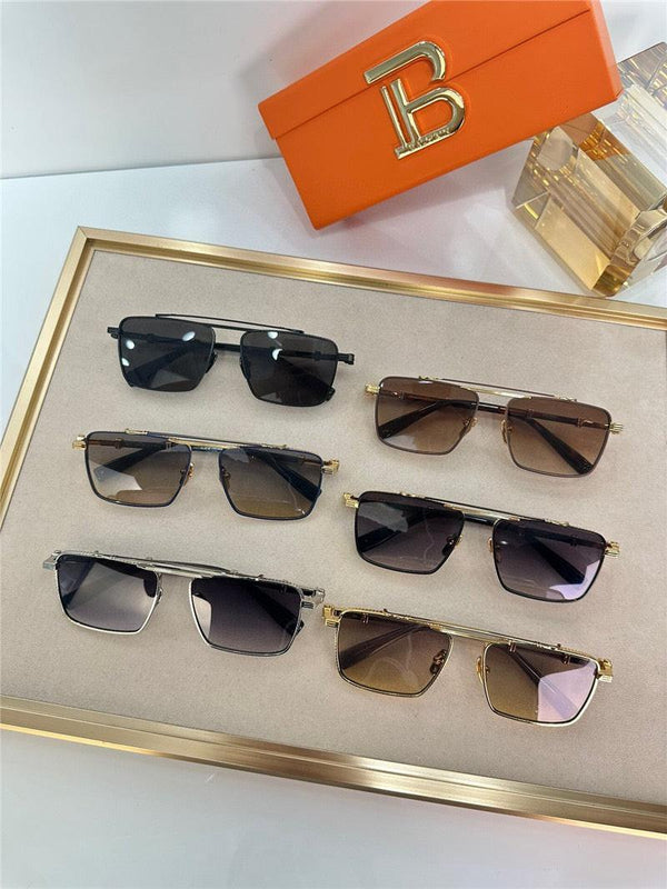 BALMAIN BPS-149C Gold-Silver Sunglasses  ✨