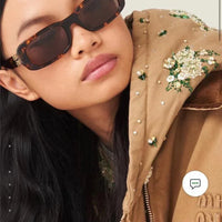 Miu Miu Glimpse oval-frame Acetate - 54 -08ZS Women's Sunglasses