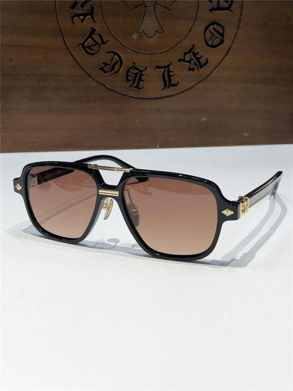 Chrome Hearts Sunglasses 8193 Black-Clear-Silver ✨
