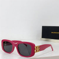 New Season BALENCIAGA Eyewear BB0310SK rectangle-frame sunglasses ✨