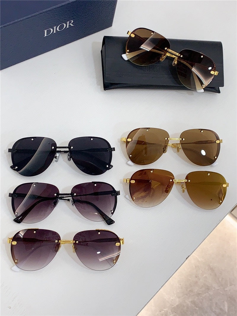 DIOR HOMME NeoDior S4U Mirrored Rectangular Sunglasses✨ - buyonlinebehappy