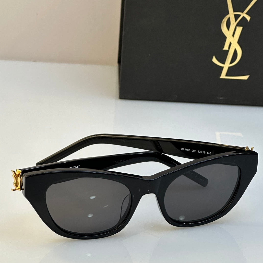 YSL  Saint Laurent Women's Cat Eye Sunglasses SL M80🖤 - buyonlinebehappy