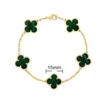 Van Cleef Vintage Alhambra Bracelet 18K Gold Plated Women's Jewelry 19 models✨