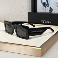 Alexander McQueen AM 0433S 001s Sunglasses Unisex💀