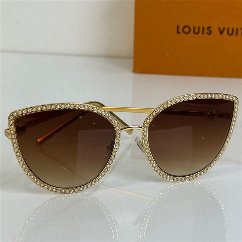 Louis Vuitton Z1995U LV Pearl Cat Eye Sunglasses✨ - buyonlinebehappy