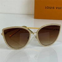 Louis Vuitton Z1995U LV Pearl Cat Eye Sunglasses✨