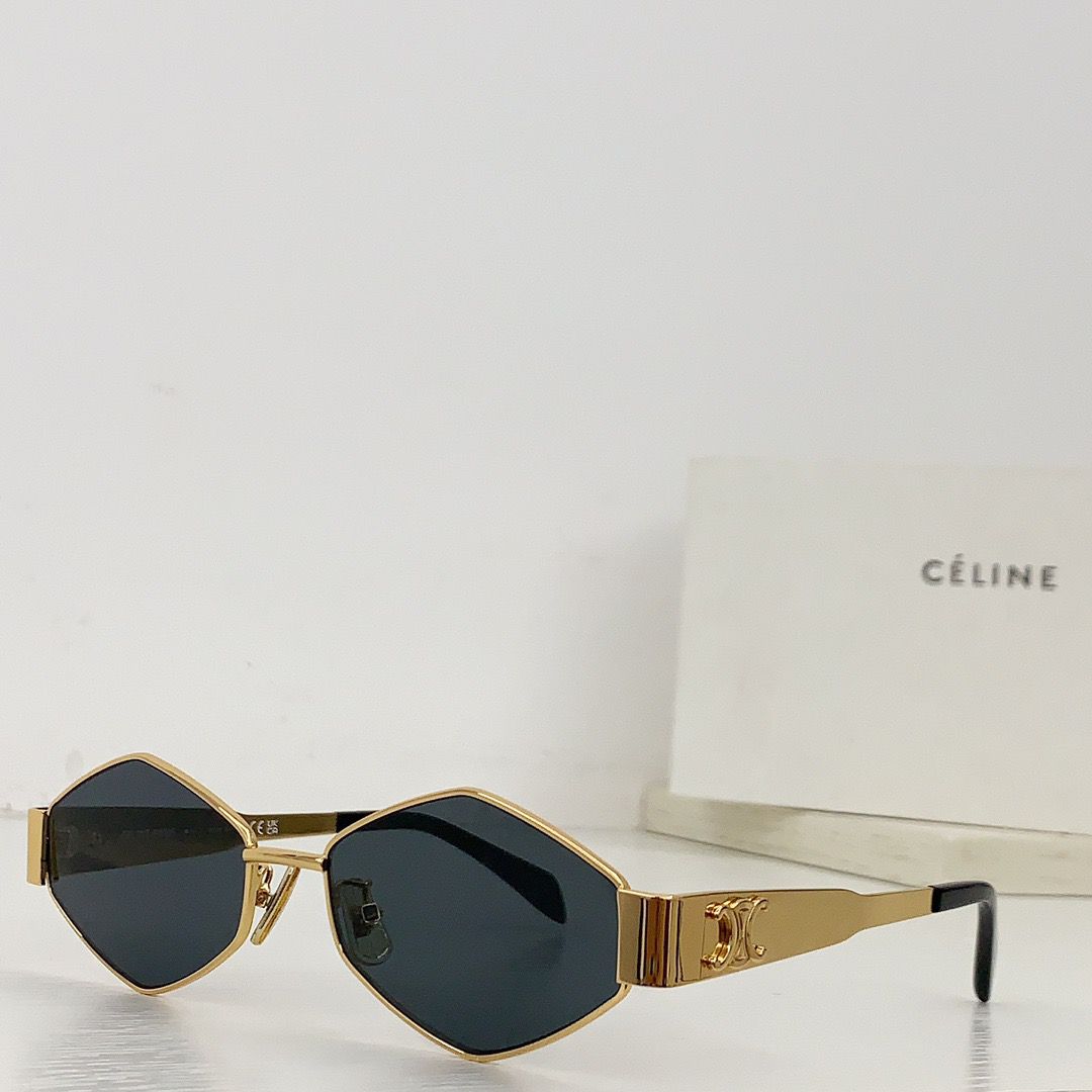 -  CELINE Triomphe hexagon-frame gold-tone and tortoiseshell acetate sunglasses ✨ - buyonlinebehappy