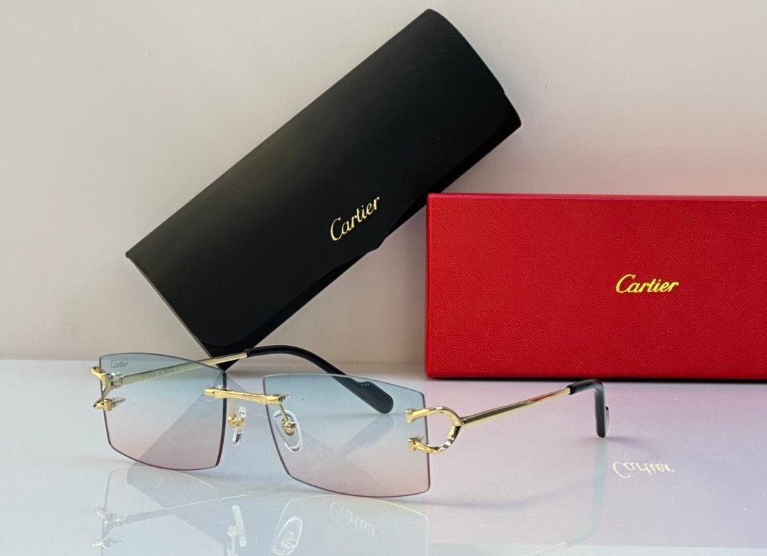 CARTIER - CT0092O - 001 DIAMOND CUT Sunglasses ✨ - buyonlinebehappy