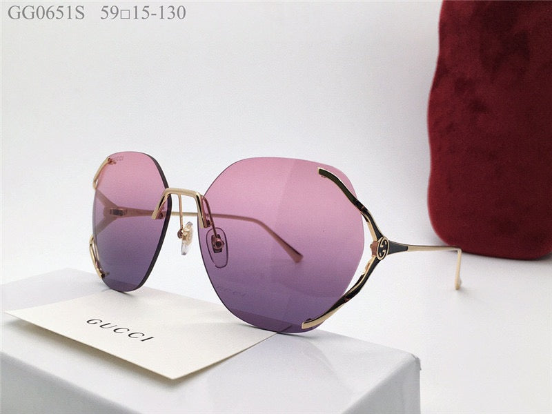 GUCCI 0651S Square 60mm Aviator Sunglasses ✨ - buyonlinebehappy