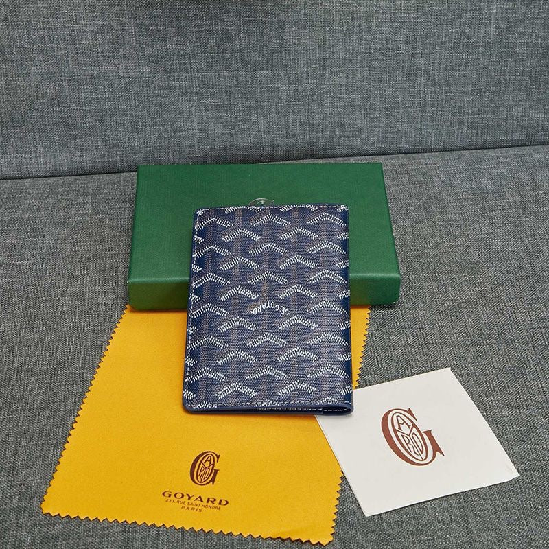 Goyard Grenelle Passport Cover In Goyardine Canvas✨ - buyonlinebehappy