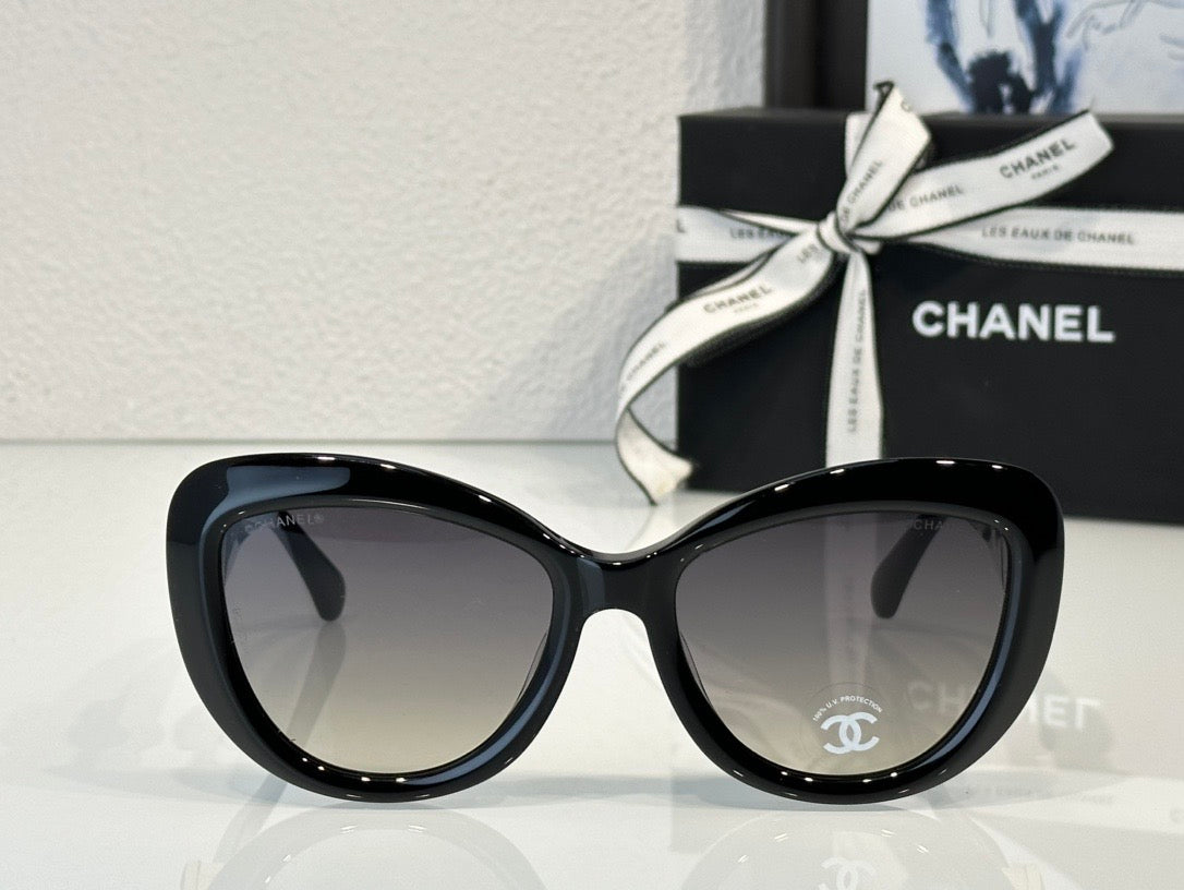 CHANEL Butterfly 5517 1459/S3 Women's Sunglasses 🖤 - buyonlinebehappy