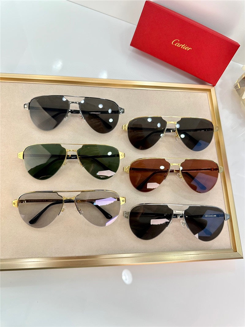 Cartier CT0386S 003 Sunglasses Men's $1295  ✨ - buyonlinebehappy