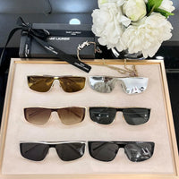 Saint Laurent SILVER-GOLD SL 605 LUNA’ Sunglasses✨