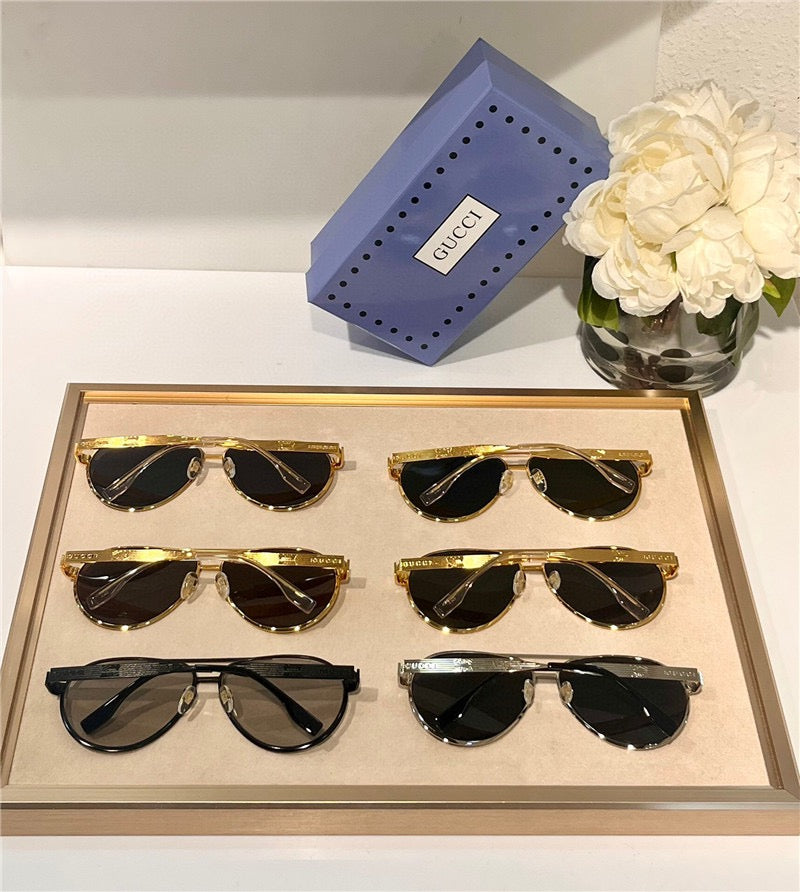 GUCCI NAVIGATOR FRAME GG1513S-001 Aviator Sunglasses ✨ - buyonlinebehappy