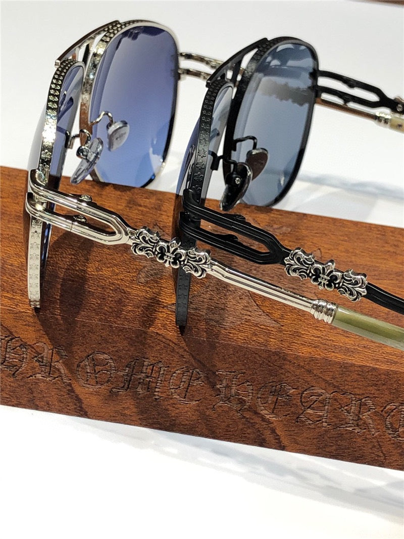 Chrome Hearts Aviator Sunglasses 60mm-4 STYLE🔱 - buyonlinebehappy