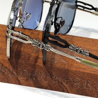 Chrome Hearts Aviator Sunglasses 60mm-4 STYLE🔱